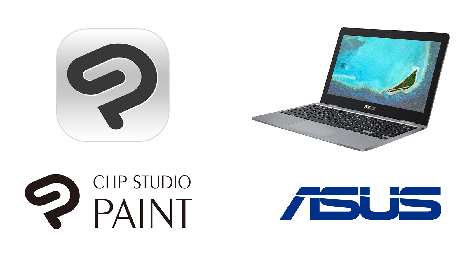 Chromebook  CLIP STUDIO PAINT動作確認済推奨モデルが初登場　ASUSより本日発表