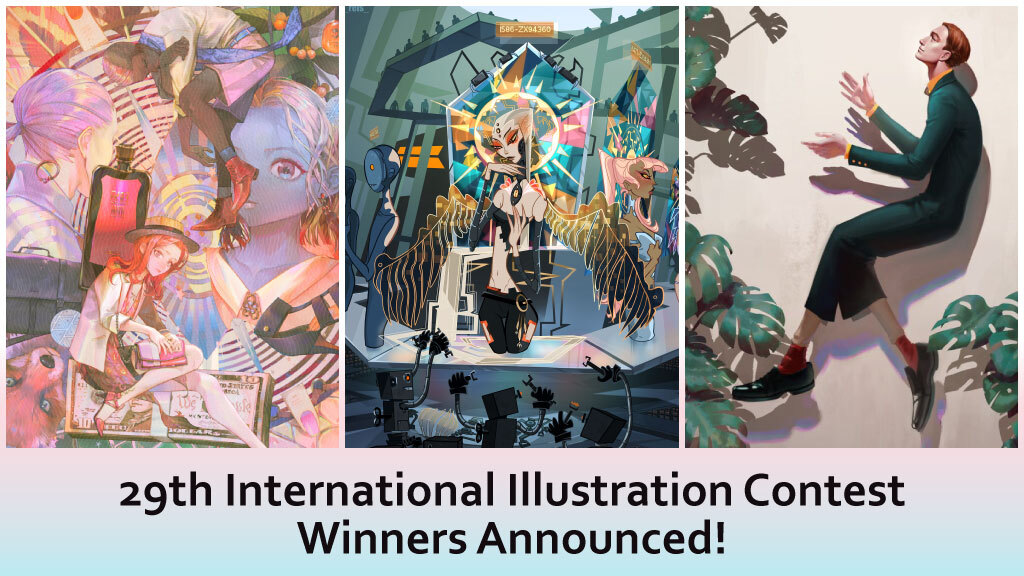 Eye-catching Illustrations of Fashion Icons Winner of 29th International Illustration Contest Announced