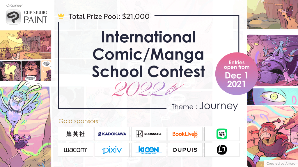Celsys Opens International Comic/Manga School Contest for Students Worldwide Students get chance at publication with sponsor publishers